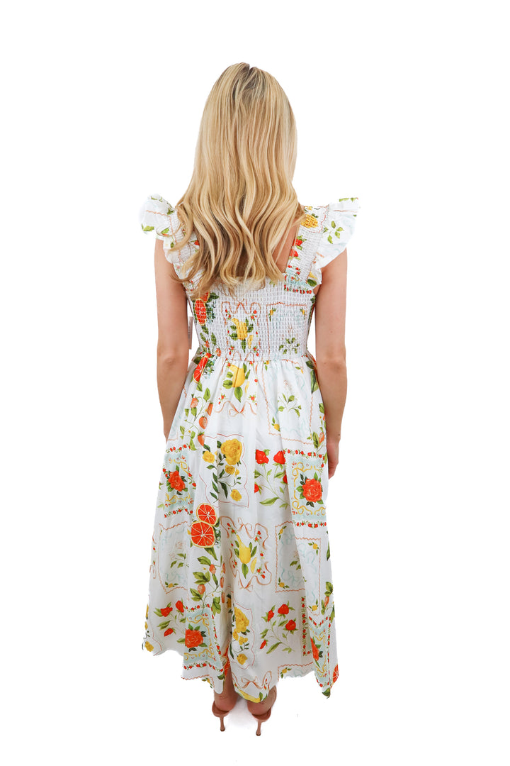 ivy city lemon maxi dress NWT (xs; retail $188)