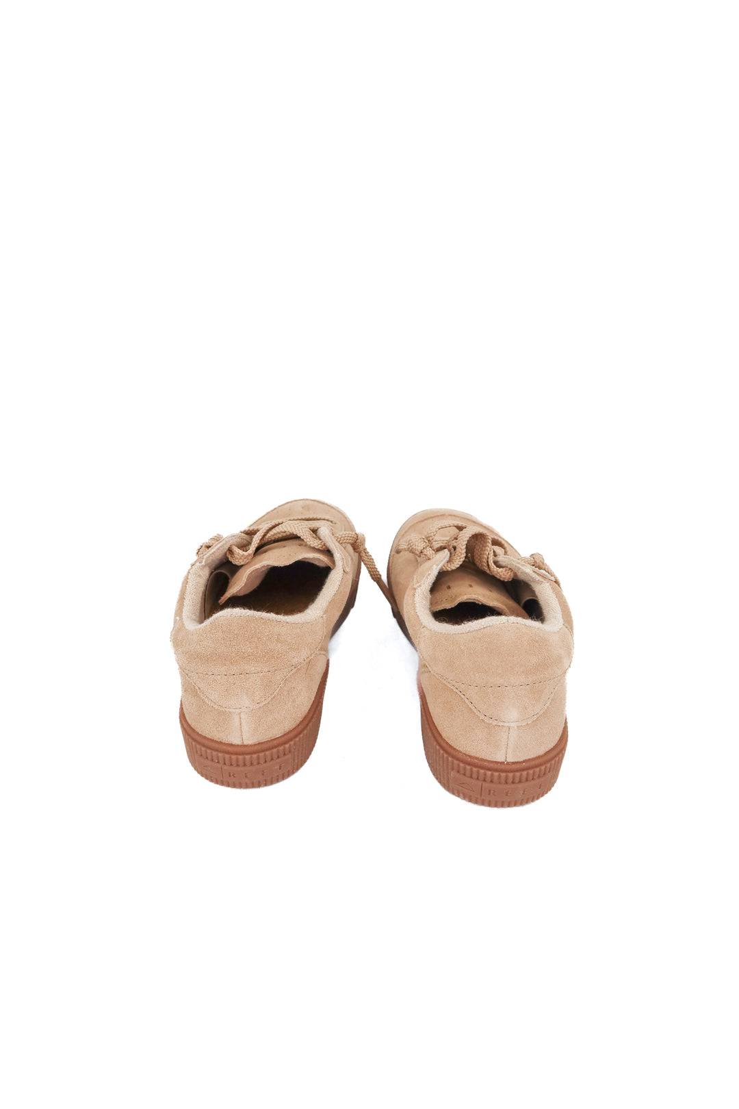 reef brown suede sneakers (7; retail $100)