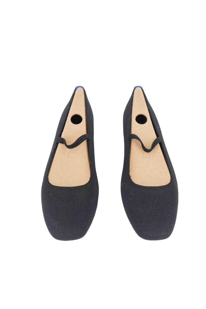 rothys black knit ballet flats NWOT (7; retail $129)