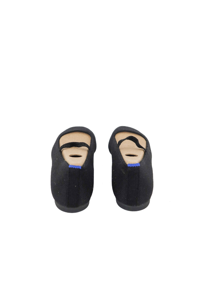 rothys black knit ballet flats NWOT (7; retail $129)