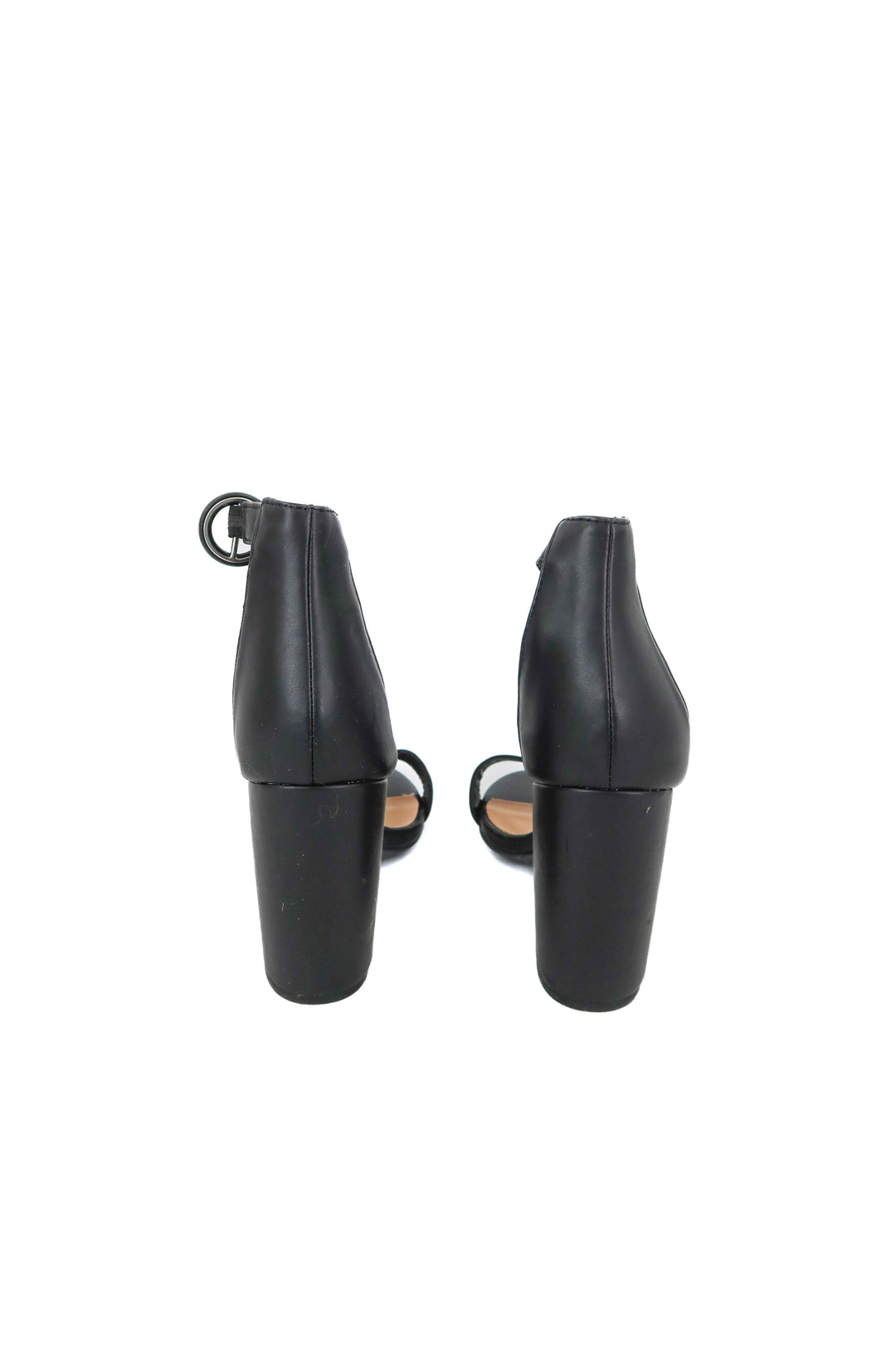 qupid black simple heels (6.5)