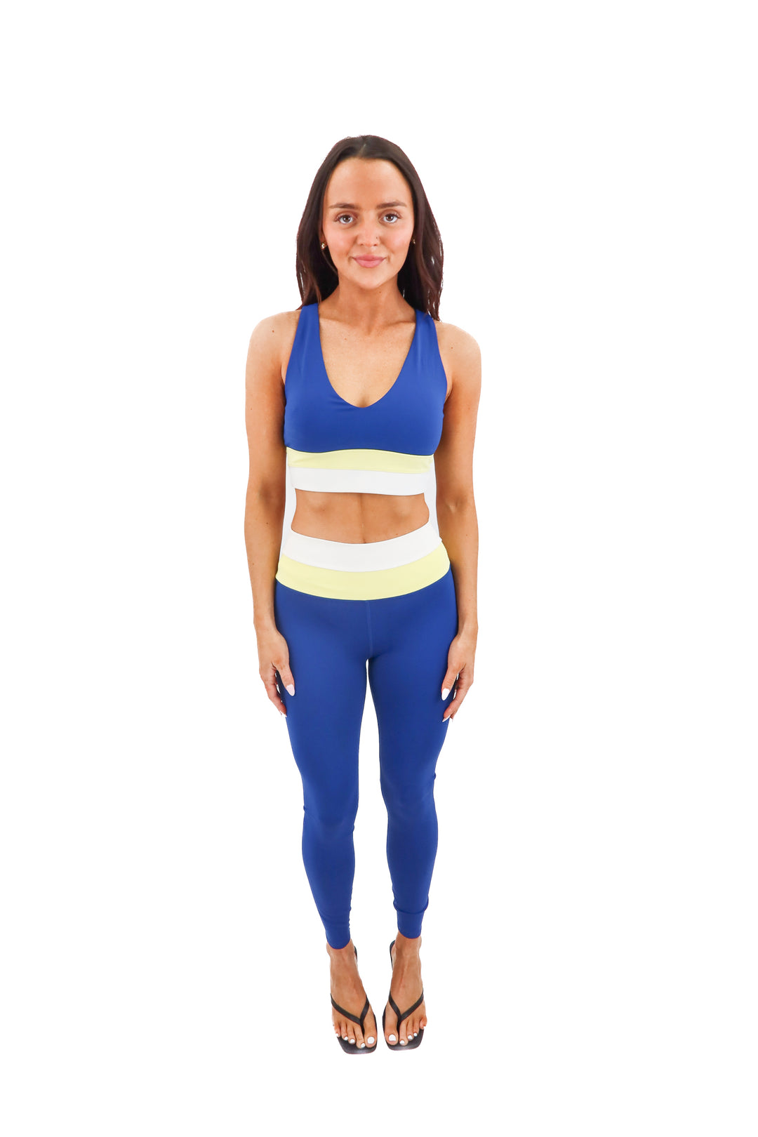 joy lab blue/yellow/white stripe active set (s)