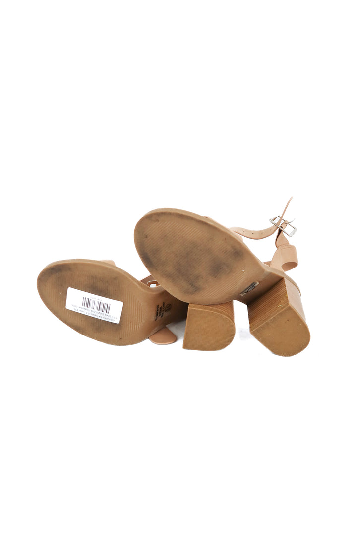 vici nude cork heels (6.5; retail $74)