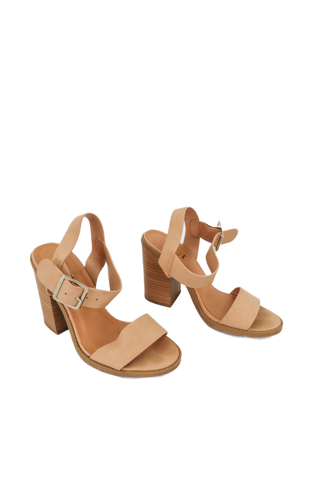 vici nude cork heels (6.5; retail $74)