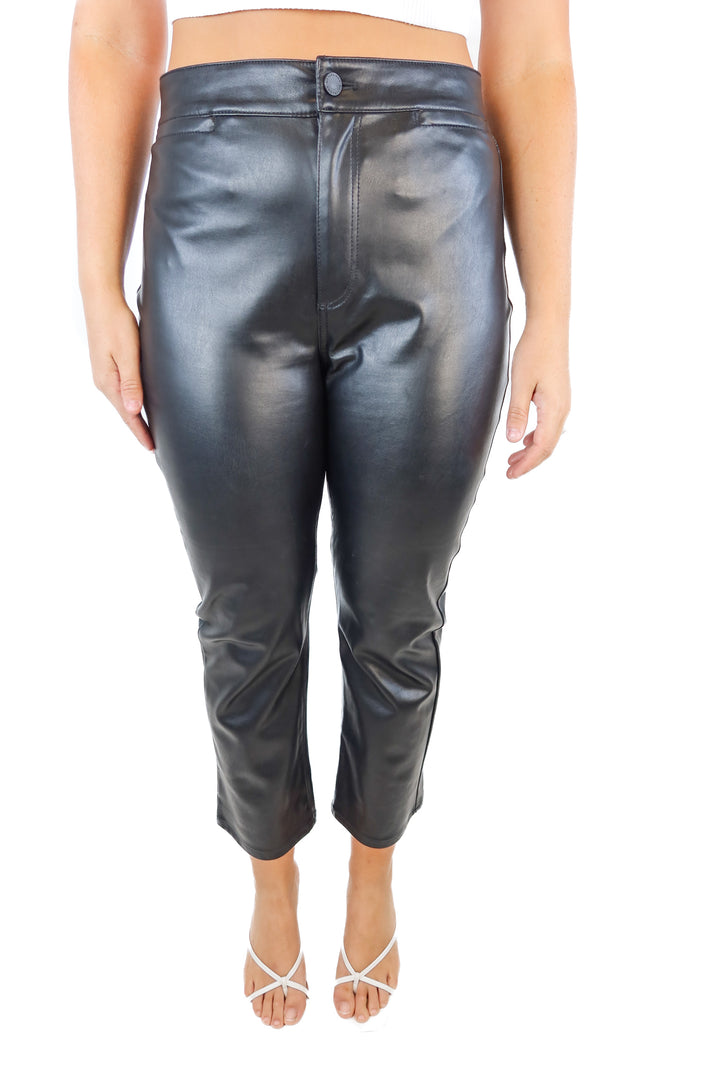 Ann Taylor Vegan Leather Pants (6; retail $119)