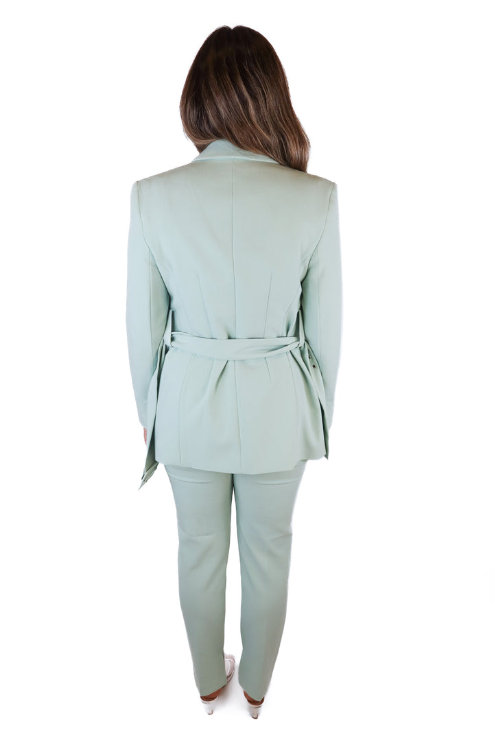 Topshop Mint Green Pants and Jacket Set (6)