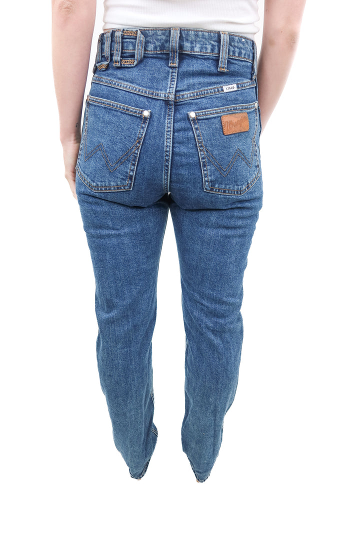 wrangler x staud medium wash straight leg jeans (26)