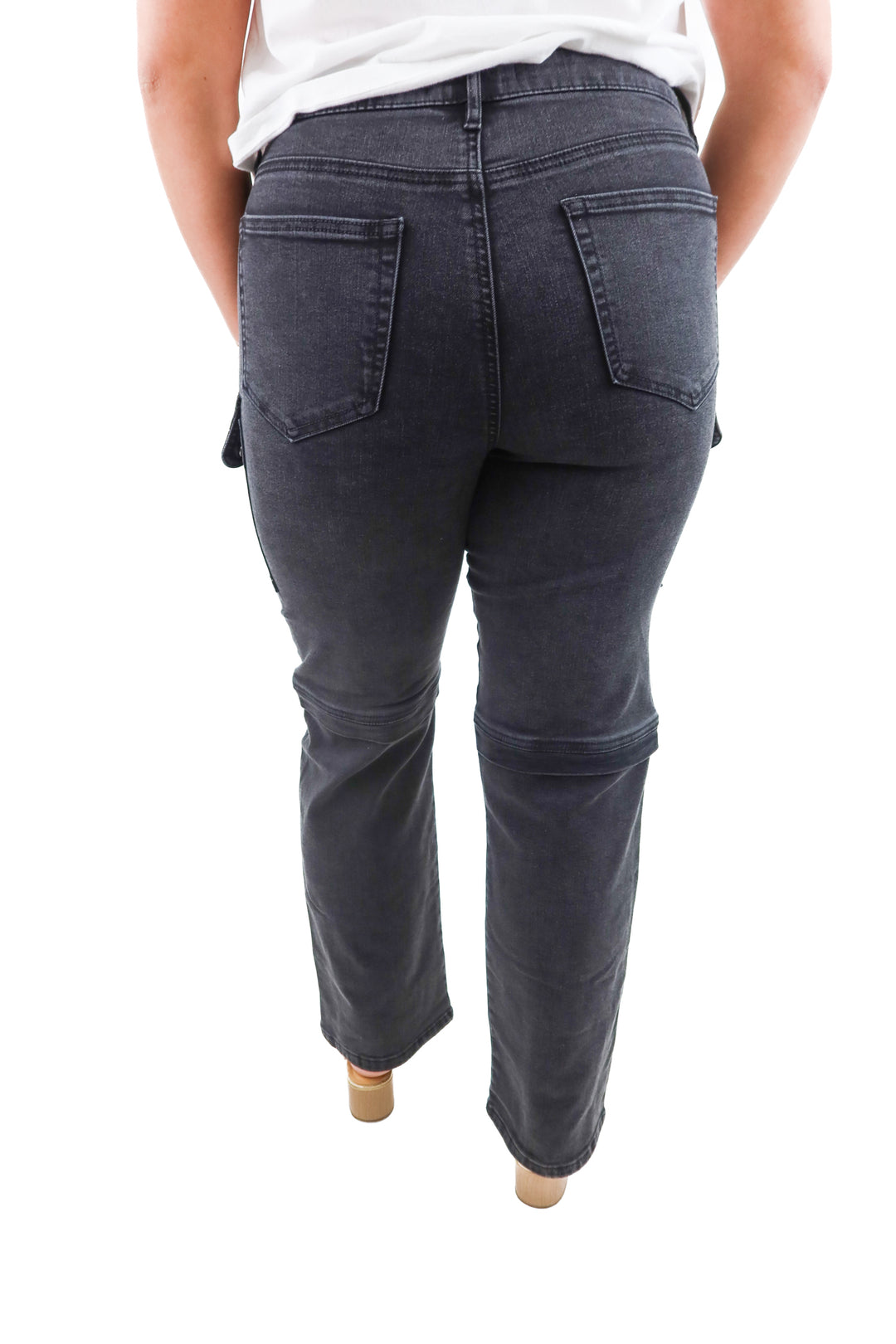 vici black straight leg denim (30 retail; $78)