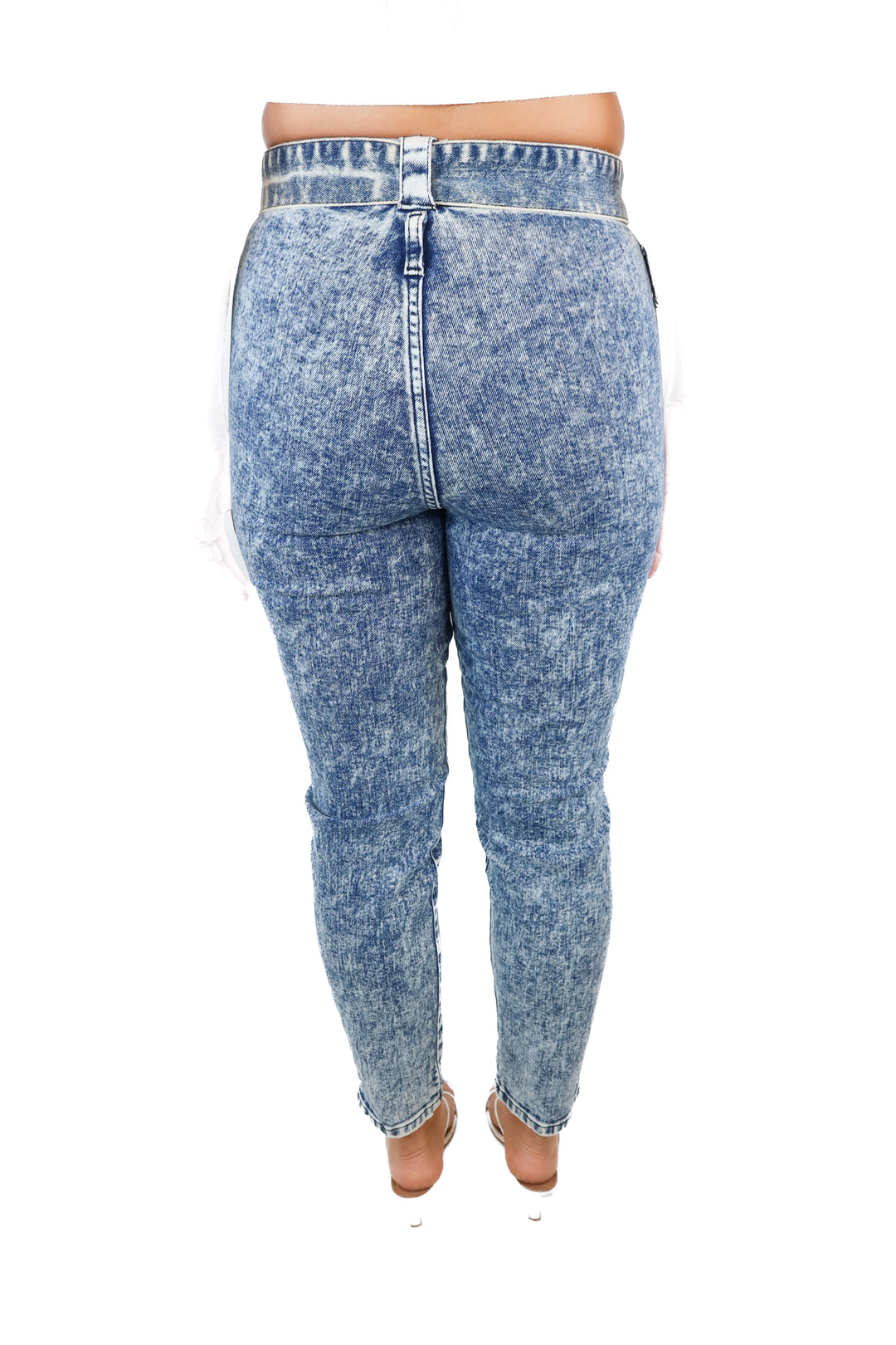 Asos Acid Wash Jeans (28; retail $39.99)