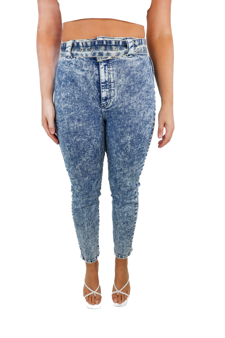 Asos Acid Wash Jeans (28; retail $39.99)