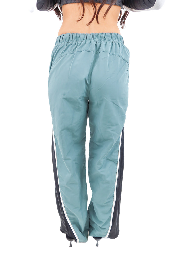 free people mvmt green windbreaker pants (xs; retail $98)