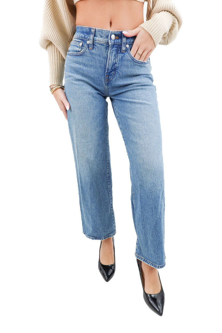 madewell light wash vintage jeans (25; retail $148)