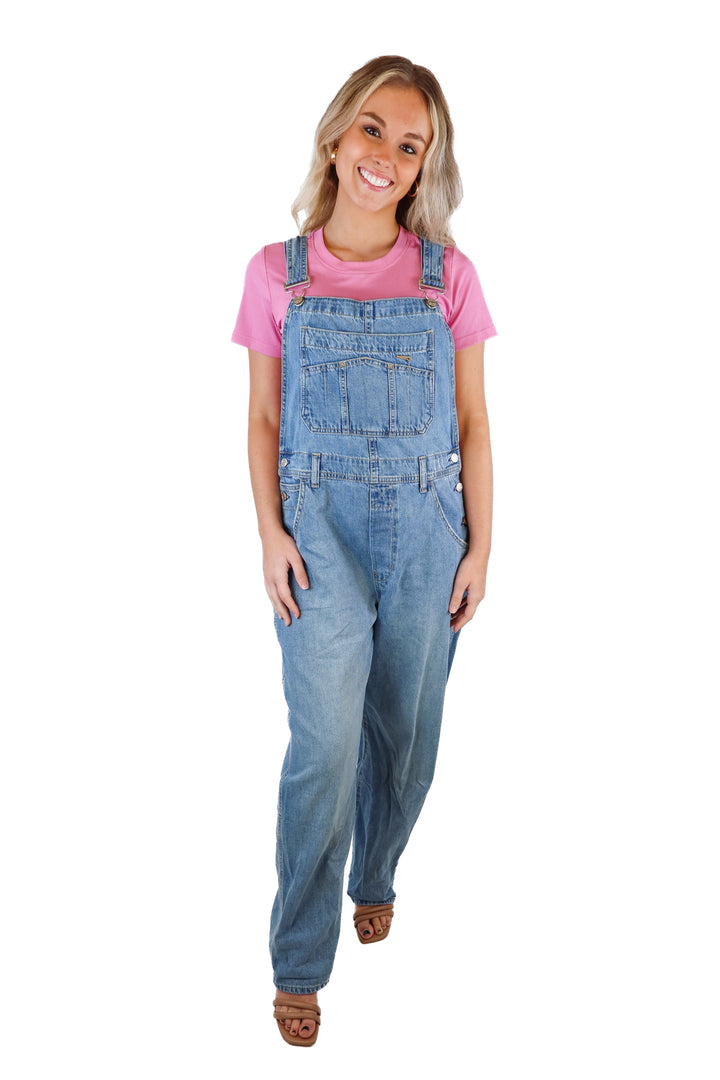 Gap Medium Wash Denim Overalls (S; retail $60)
