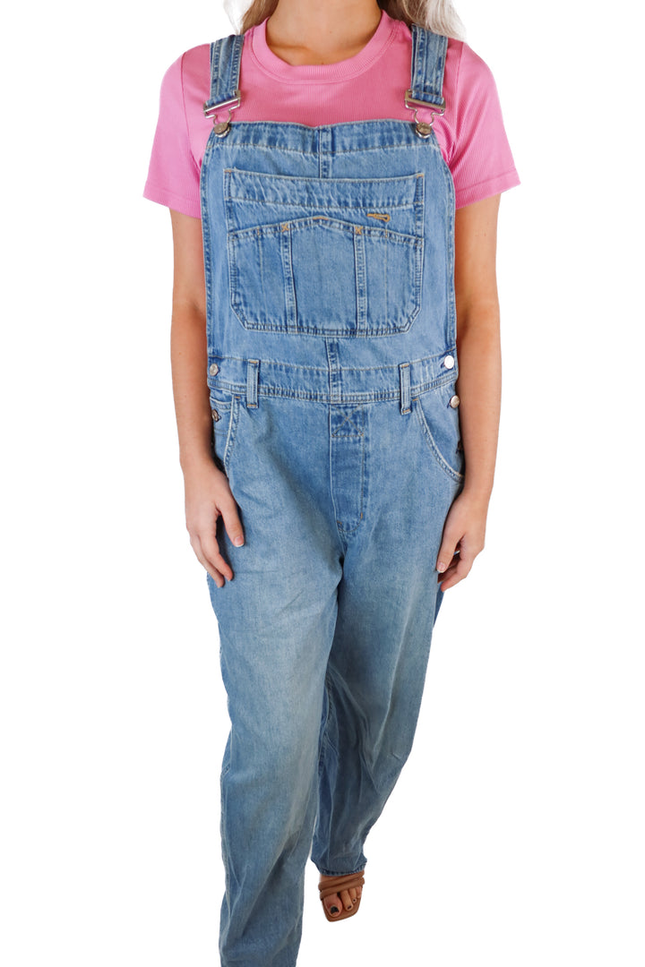 Gap Medium Wash Denim Overalls (S; retail $60)