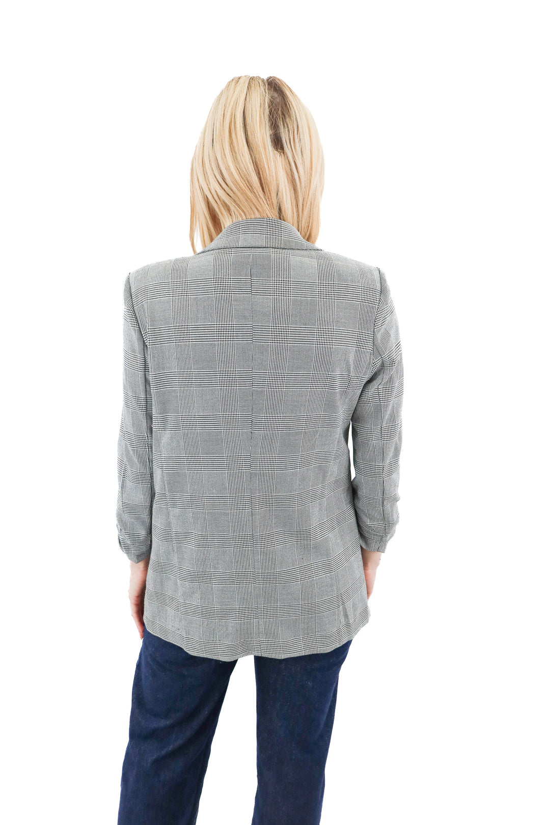 philosophy black houndstooth blazer (s)