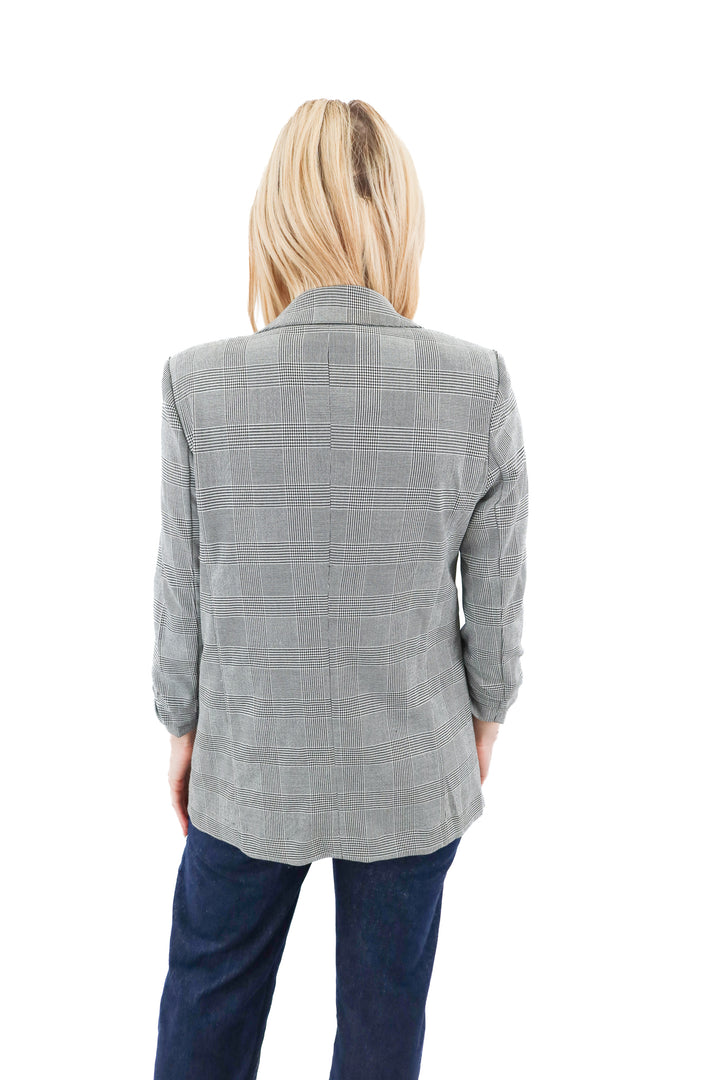 philosophy black houndstooth blazer (s)