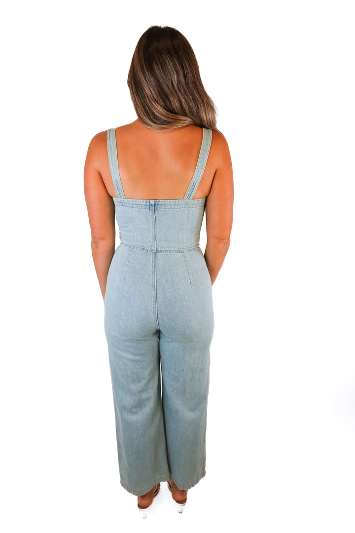 Reformation Denim Jumpsuit (S*)