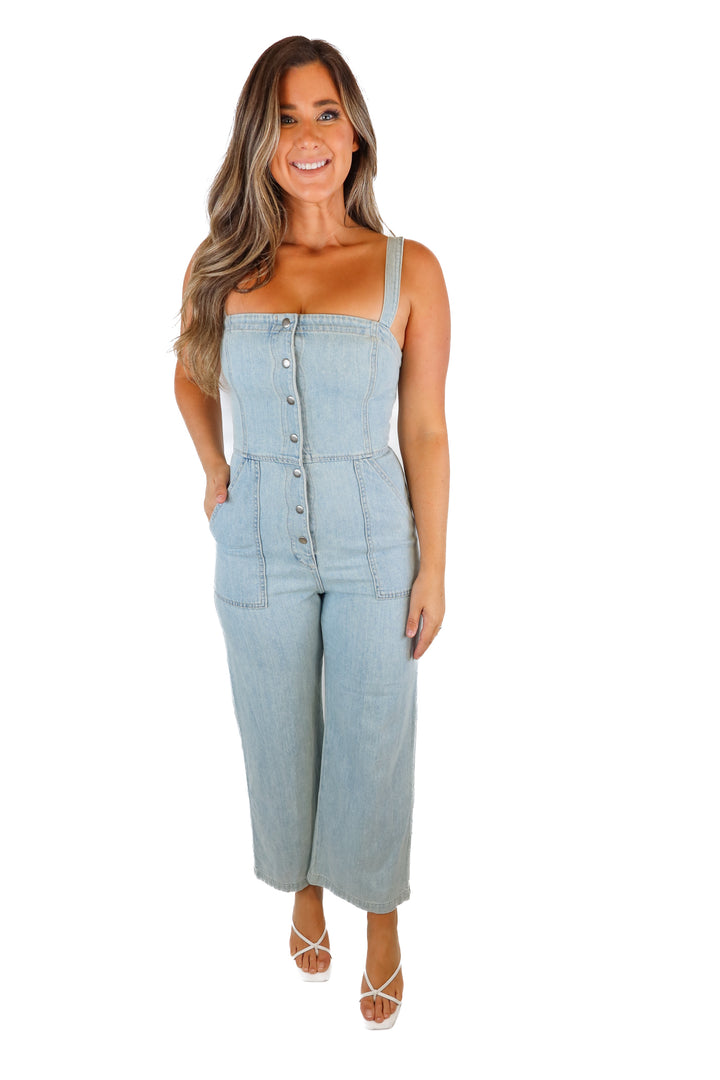 Reformation Denim Jumpsuit (S*)