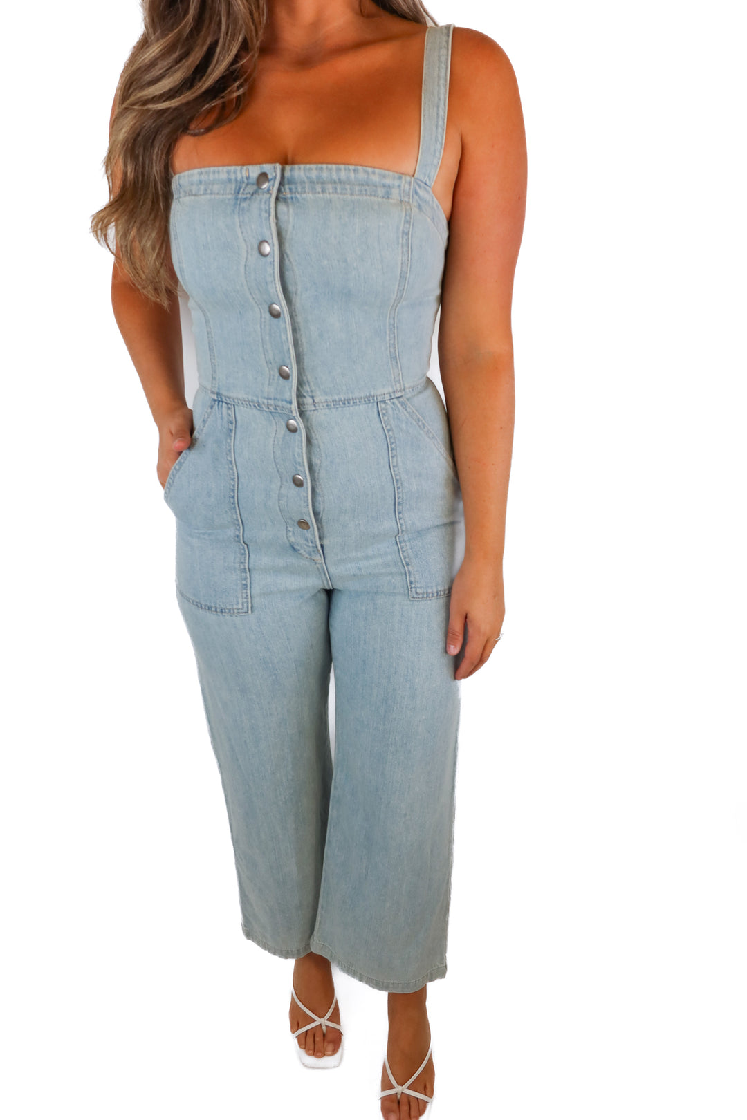 Reformation Denim Jumpsuit (S*)