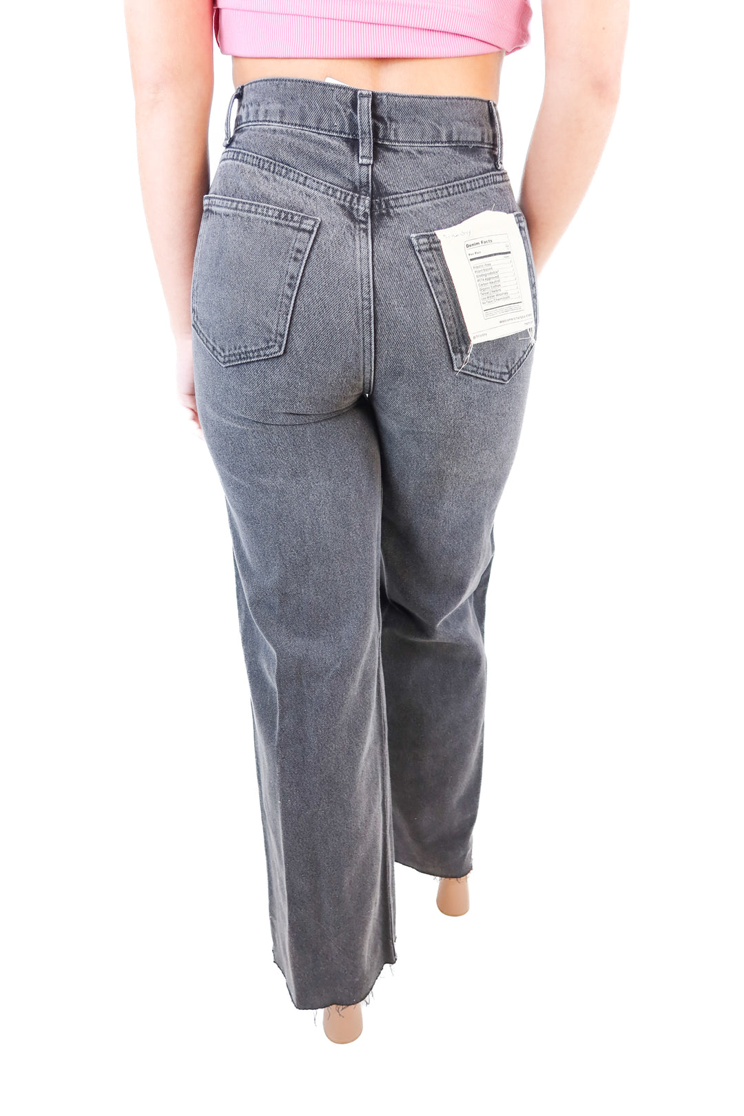 Triarchy black straight leg jeans NWOT (25; retail $298)