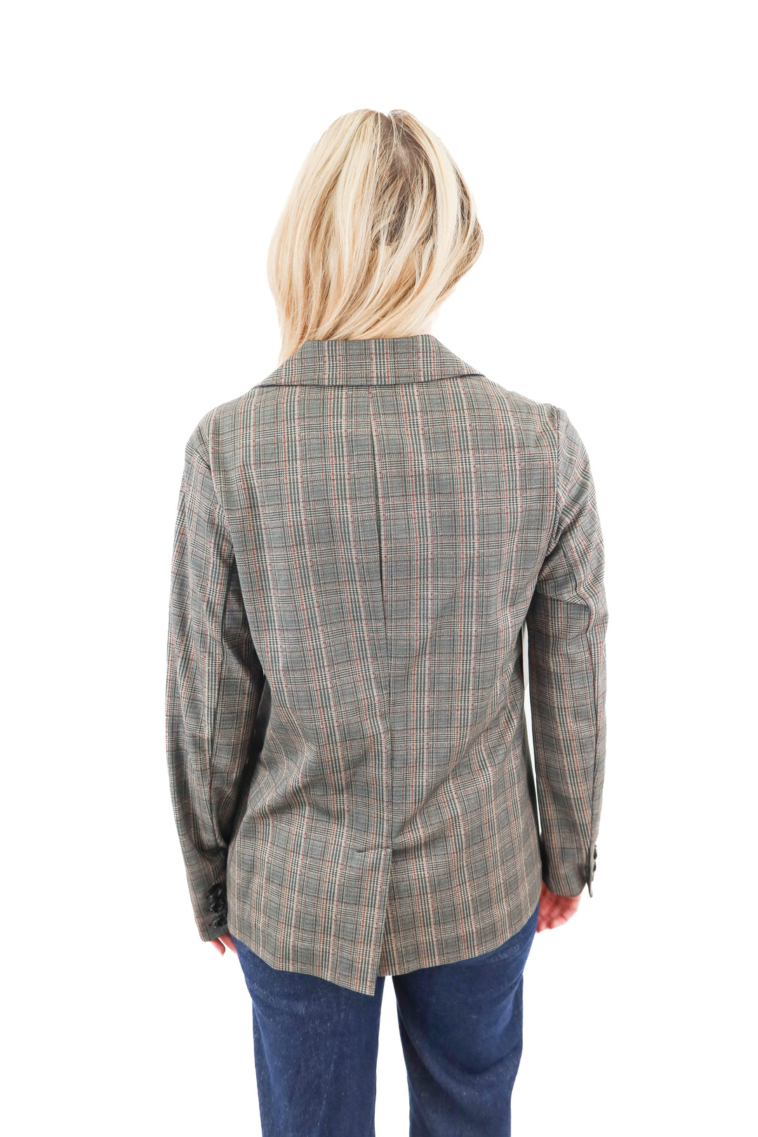 sanctuary dover plaid brooklyn blazer nwt (s; retail $129)