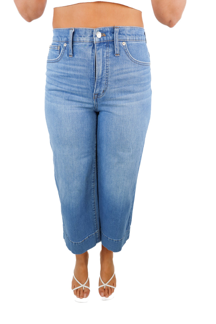 Madewell Wide Leg crop jeans (28)