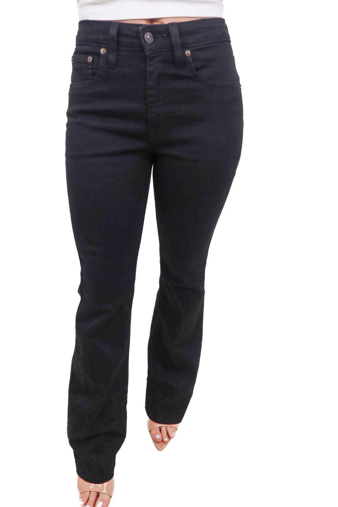 levis 726 black flare jeans (27)