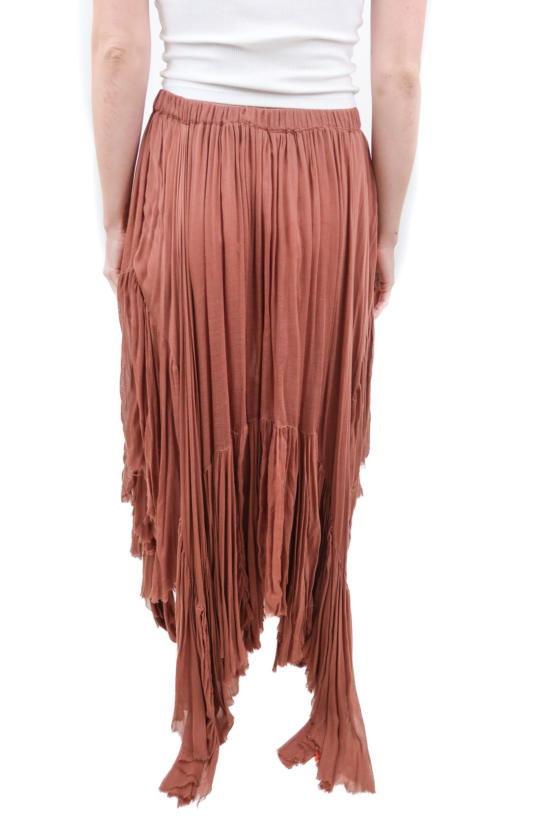 free people mauve maxi skirt (m)