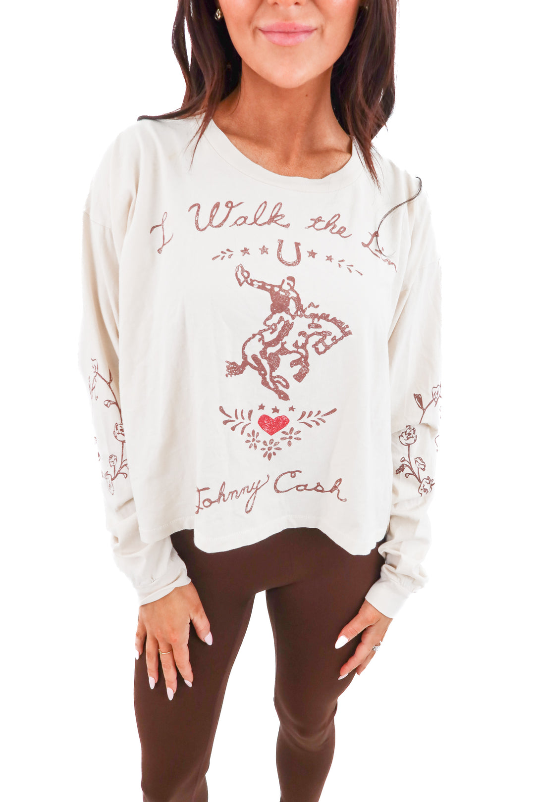 daydreamer johnny cash long sleeve nwt (s; retail $98)
