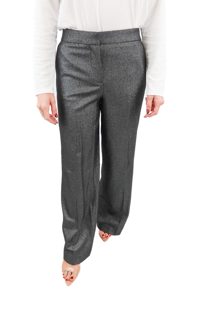 zara black glitter trousers NWT (xs; retail $49.90)