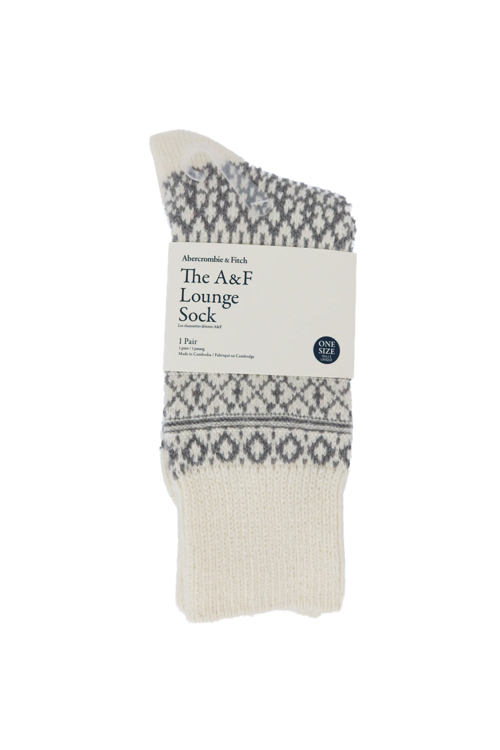 abercrombie & fitch lounge sock