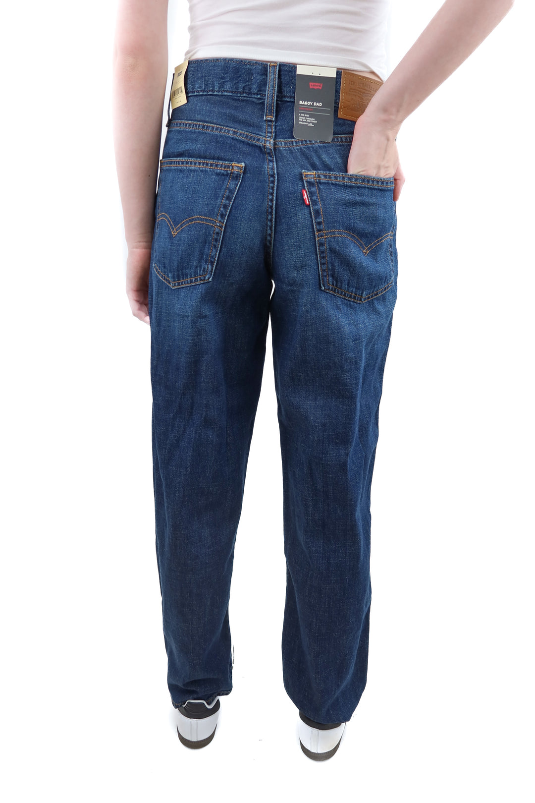 levis medium wash baggy dad denim NWT Retail $108 (26)