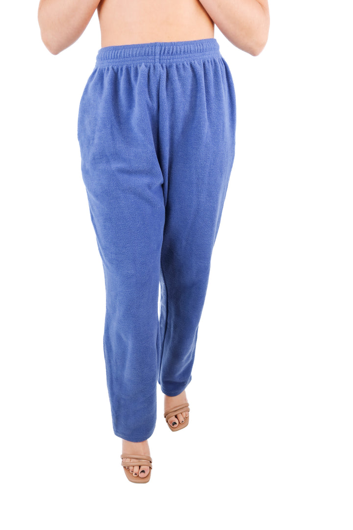 Kittenish blue fuzzy sweatpants (S)