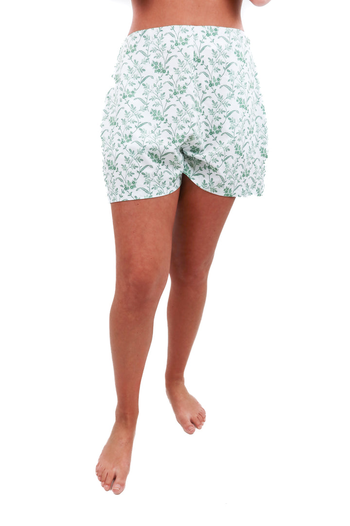 byrdie golf green pattened shorts (s; retail $158)
