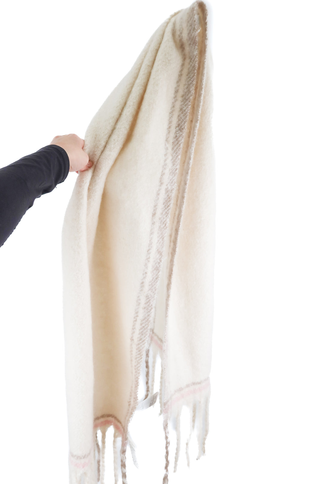 abercrombie & fitch cream oversized scarf nwt ($50)