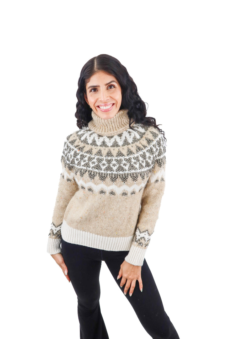 antropologie metallic winter sweater NWT (xs; retail $138)