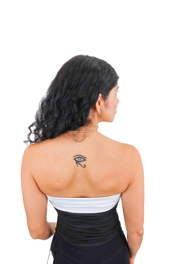superdown black/white tube top NWT (s; retail $50)