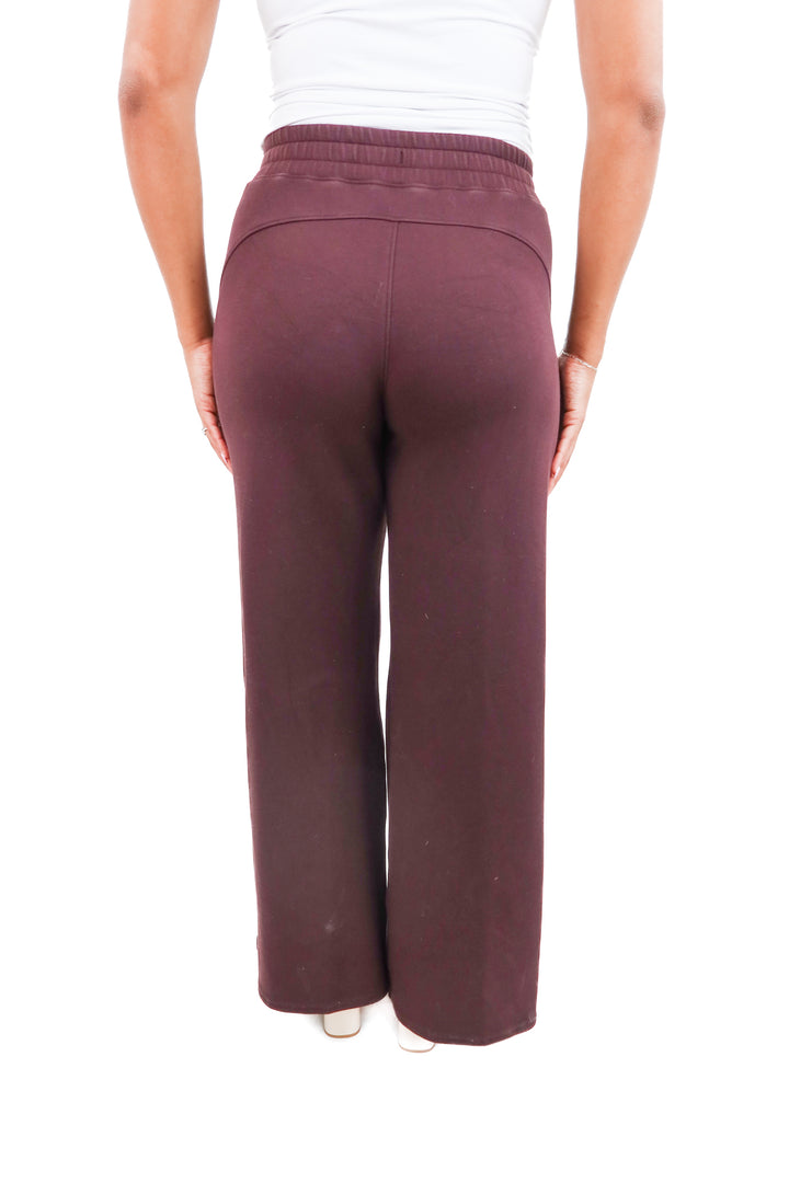 spanx brown lounge pants (s; retail $118)