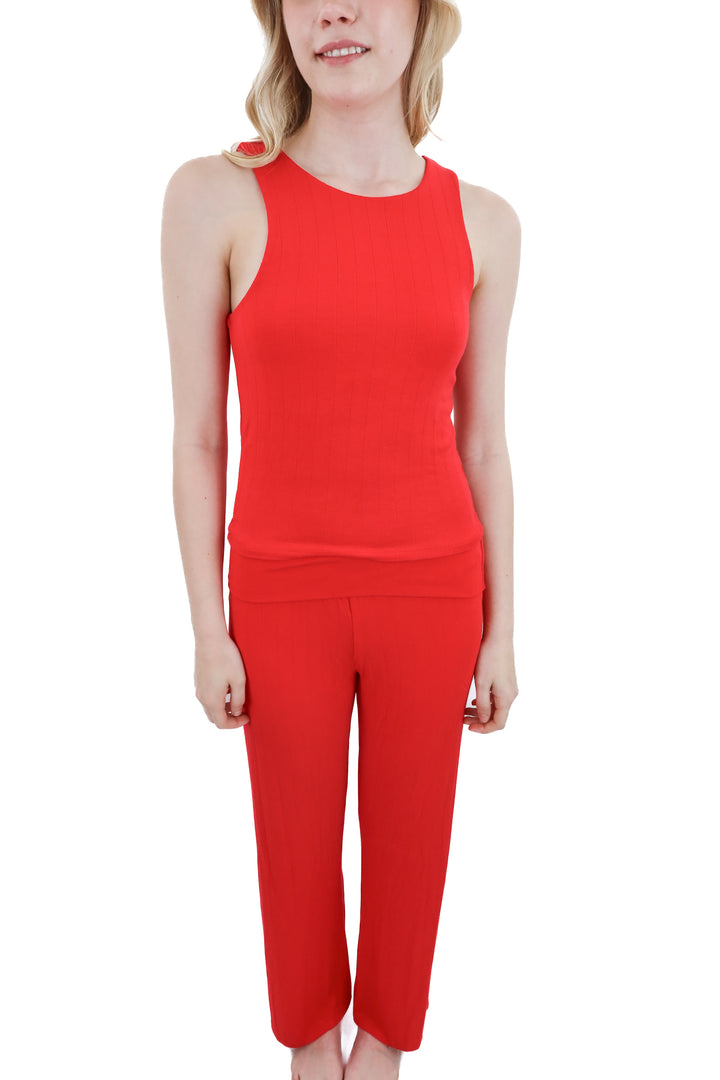 z supply red lounge set (m; retail $150)