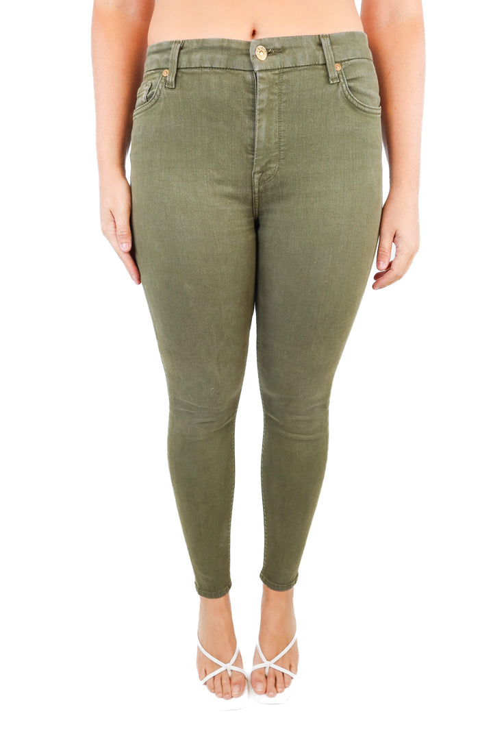 7 for All Mankind forrest Army Green Jeans (29; retail $129)