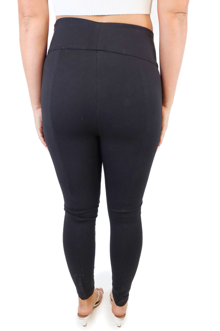 Good American Black Cigarette Pants (2)