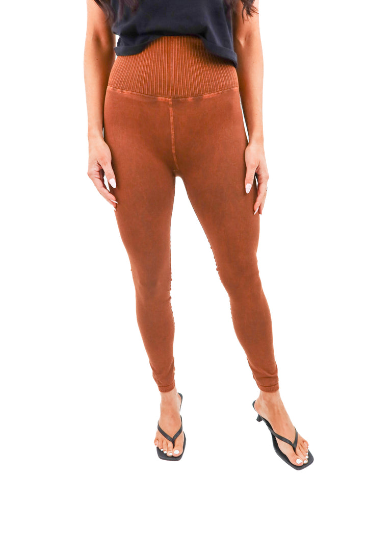 free people mvmt brown leggings (xs/s; retail $99)