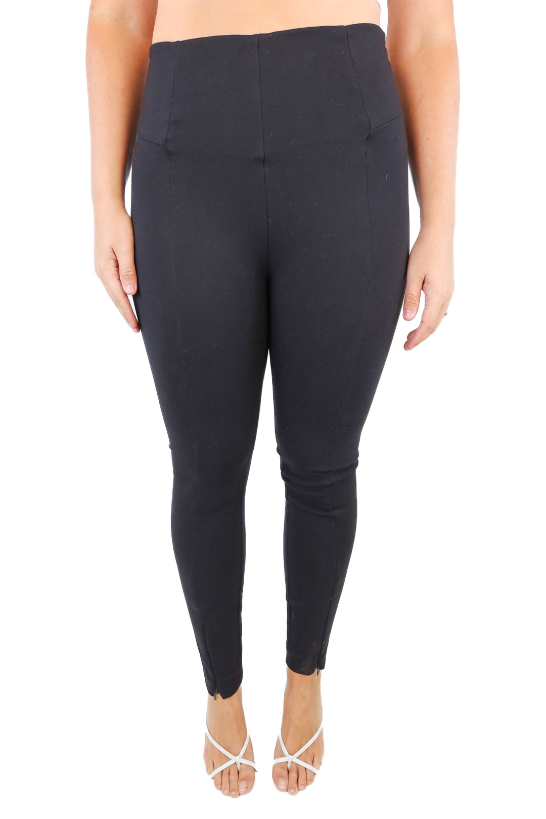 Good American Black Cigarette Pants (2)