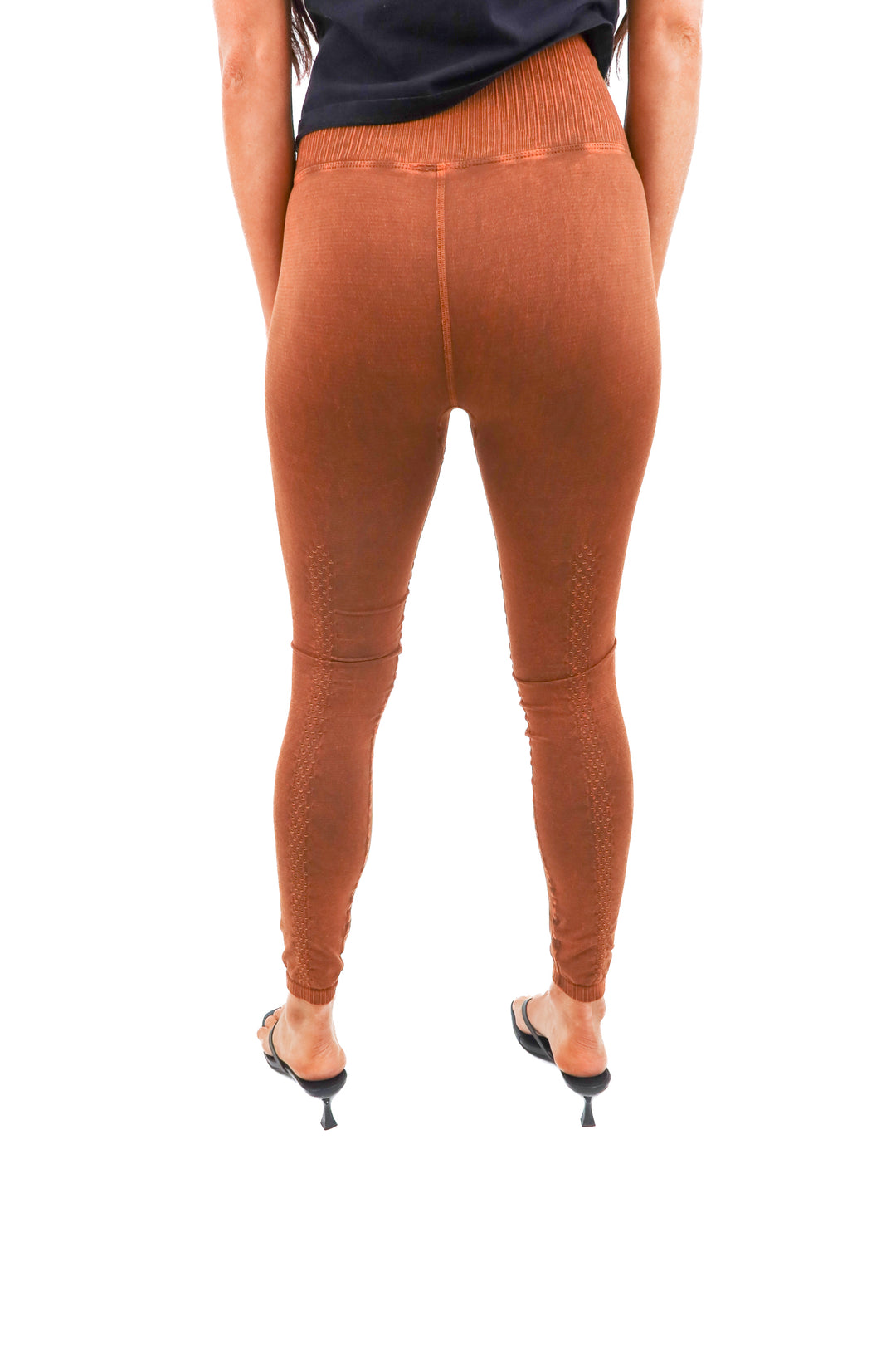 free people mvmt brown leggings (xs/s; retail $99)