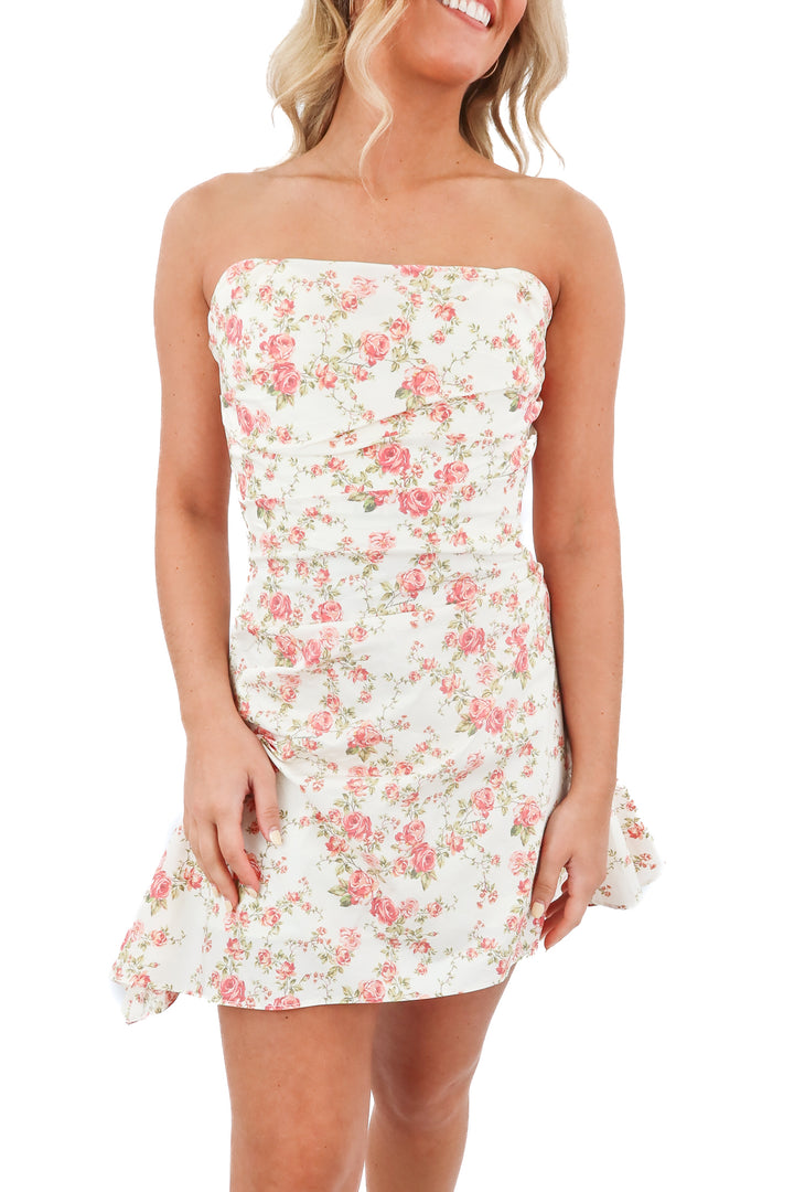 house of cb rose mini dress (m)*