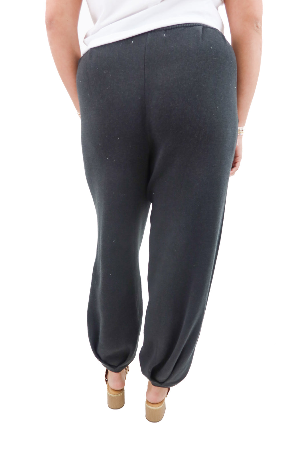 fp beach dark gray pants (m)