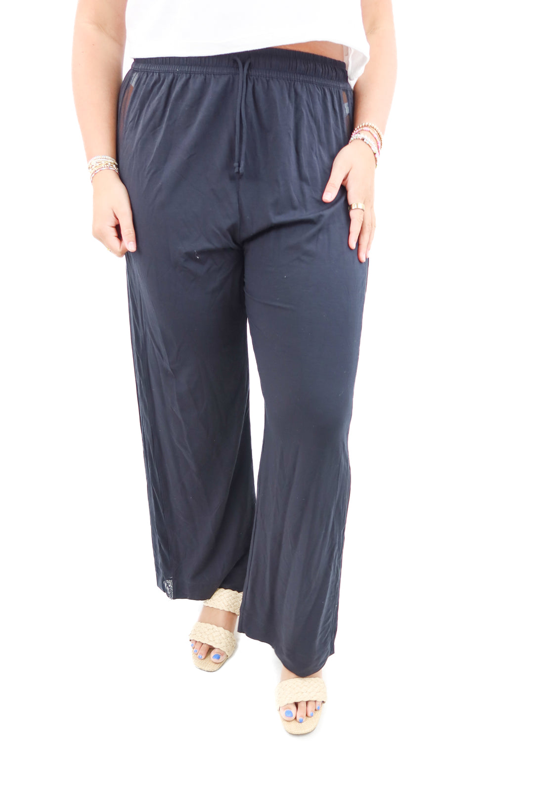 honeylove black lounge pant NWT (m; retail $60)