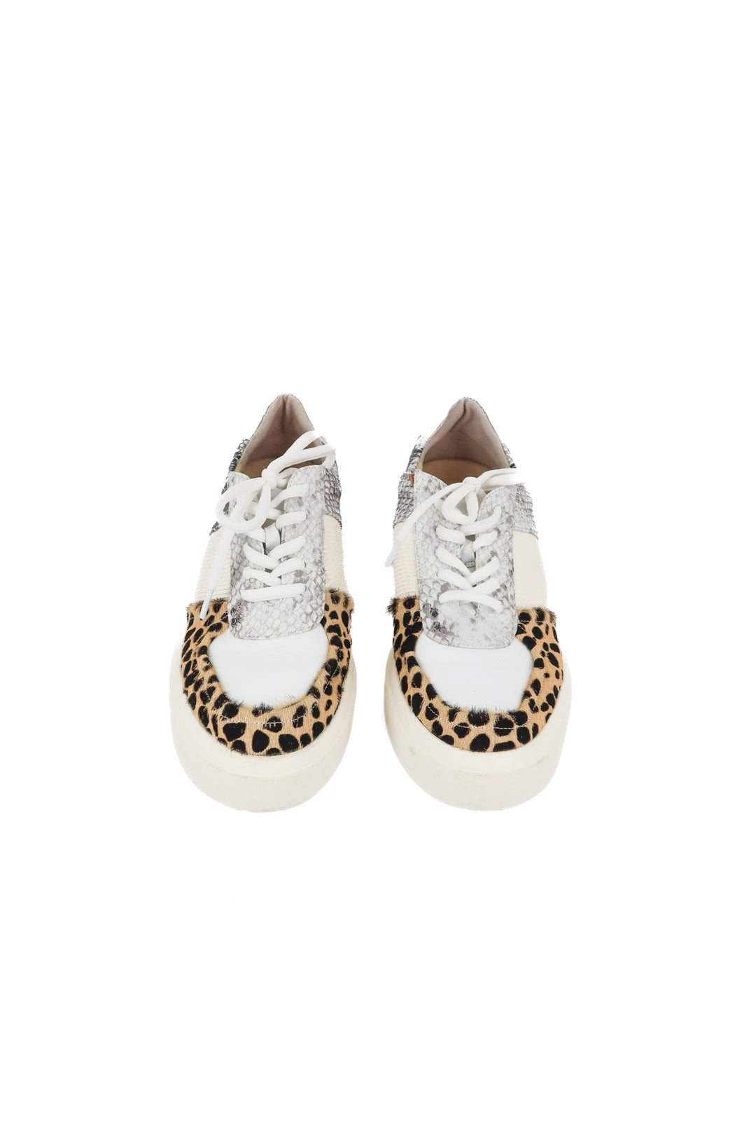 Vaneli sport leopard/snakeskin sneakers (8; retail $215)