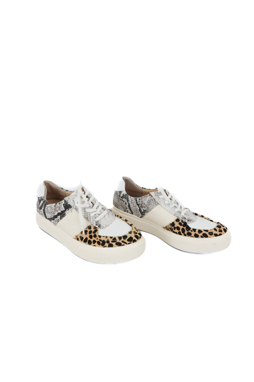 Vaneli sport leopard/snakeskin sneakers (8; retail $215)