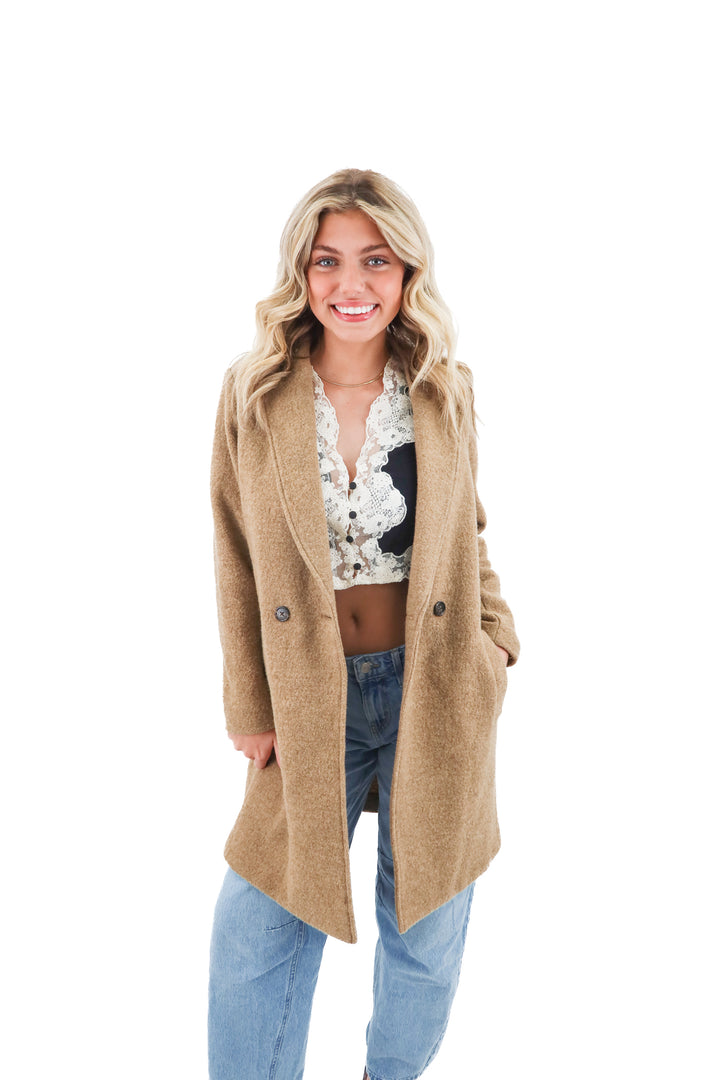 jcrew brown wool peacoat (4; retail $450)